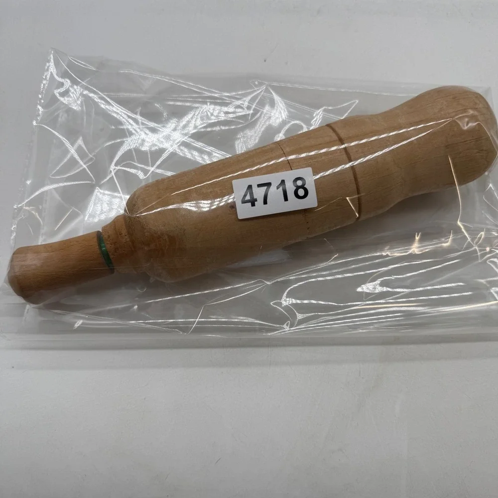 Vintage Italy Rustic wine bottle corker Wooden Handheld Primitive Tool beer